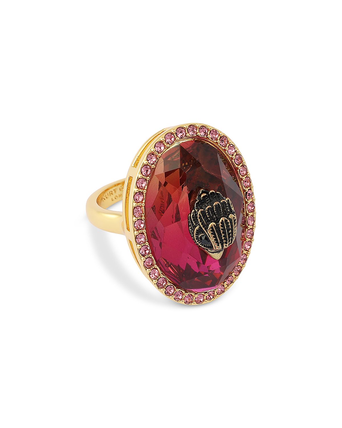 Kurt Geiger London Signature Eagle Stone Cocktail Ring