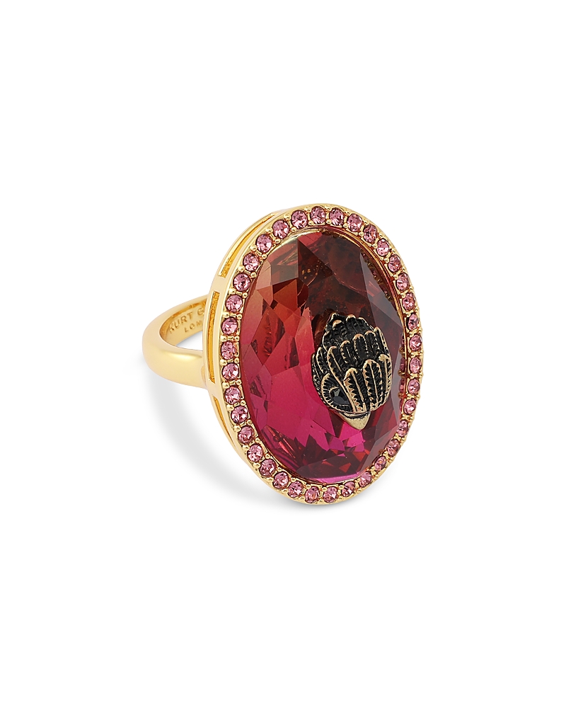 Kurt Geiger London Signature Eagle Stone Cocktail Ring
