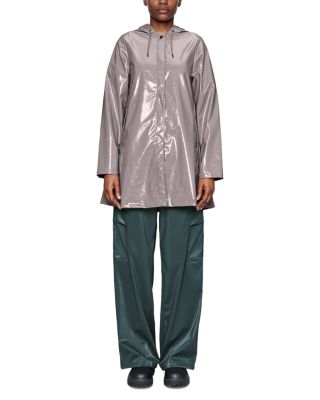 Hooded A-Line Rain Jacket