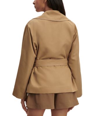 Maddox Short Trench Coat - thumbnail 4