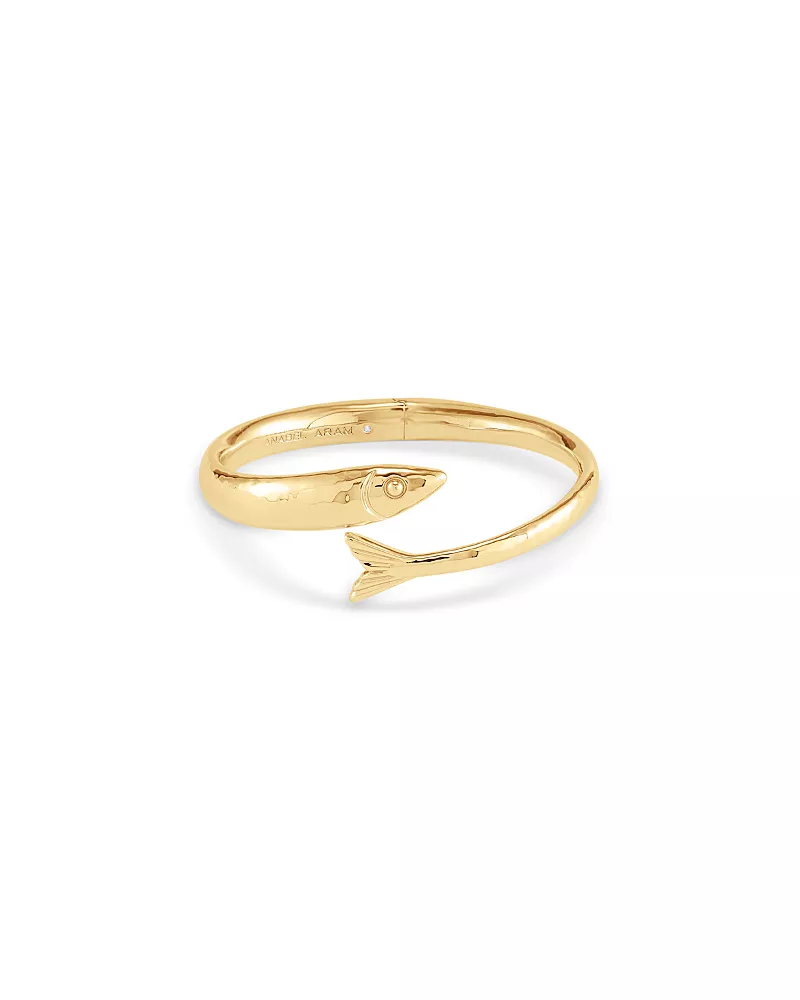 Anabel Aram Milos Fish Cuff Bracelet