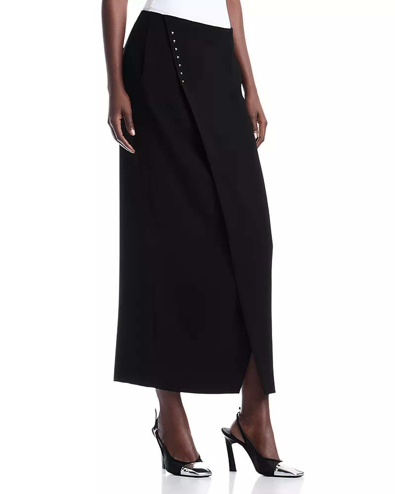 Emporio Armani Faux Wrap Skirt