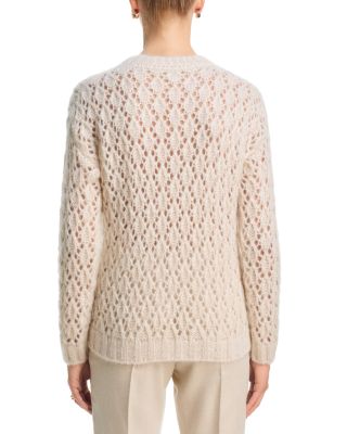 Crewneck Mohair Blend Sweater - thumbnail 3