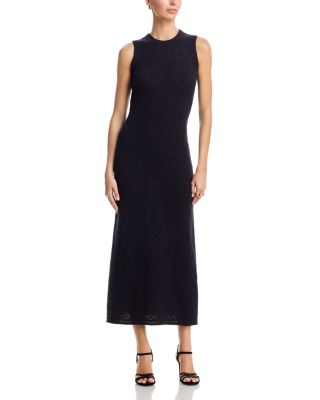 Eleventy Round Neck Cashmere Sleeveless Dress