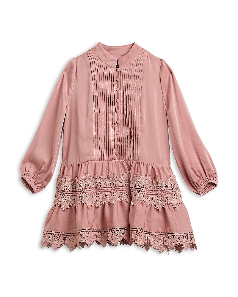 Bardot Girls' Anie Satin Shirt Dress - Little Kid, Big Kid