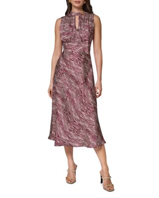 Keyhole Cutout Midi Dress