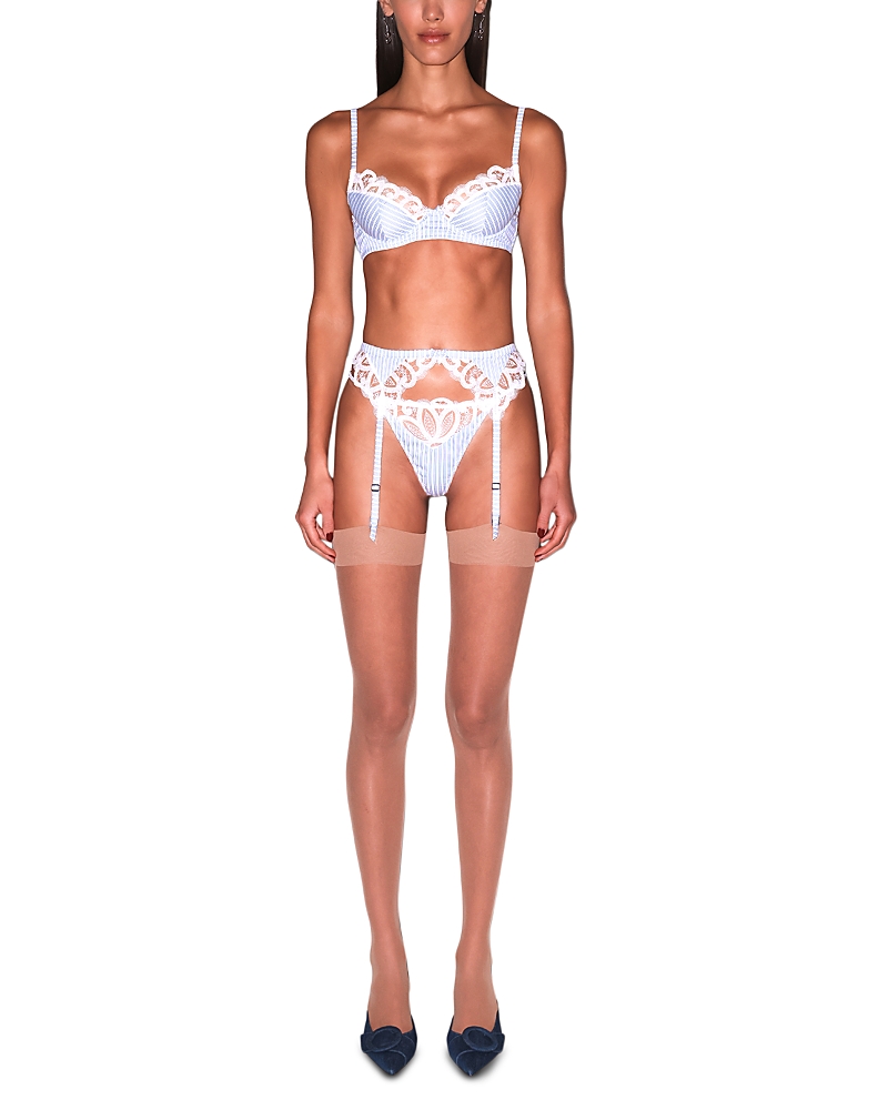 Fleur du Mal East Hampton Poplin Bra