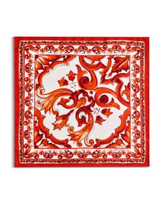 Baroque Print Silk Scarf