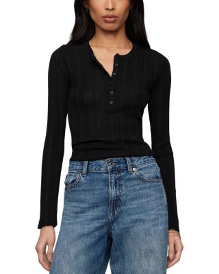 Rowena Fine Knit Henley Sweater
