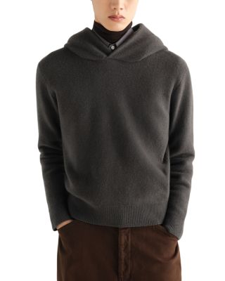Hooded Cashmere Blend Sweater