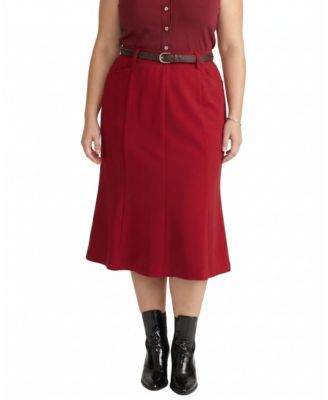  Women's Plus Carla Ponte Skirt