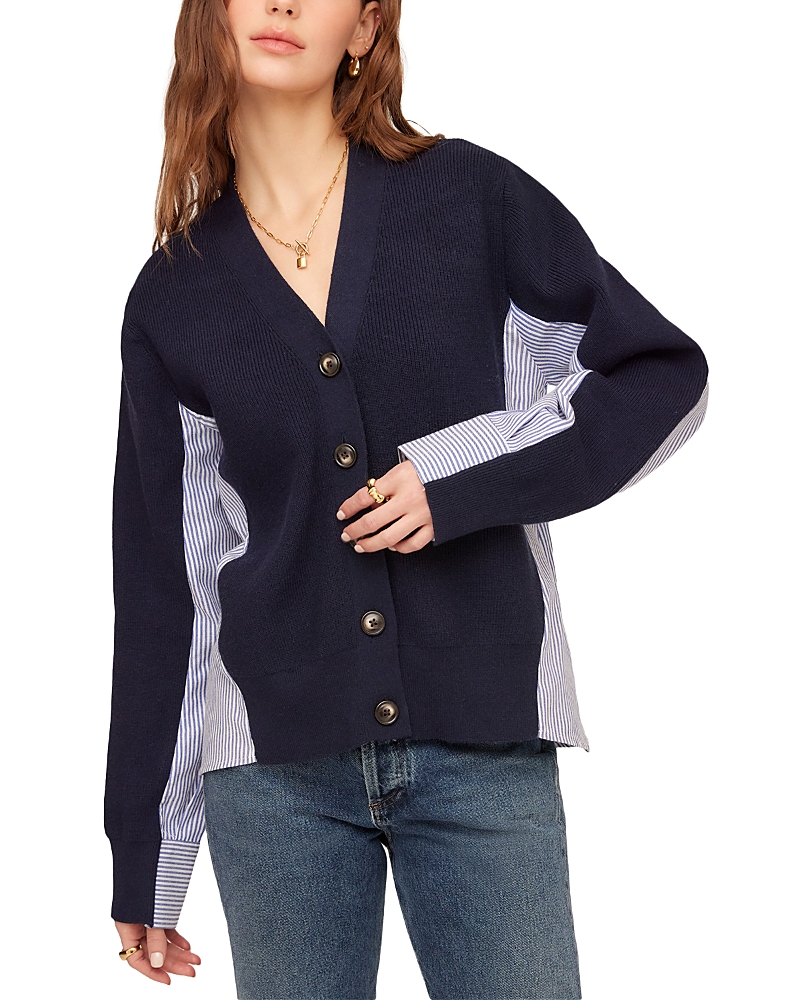 Fifteen Twenty Celine Mixed Media Cardigan