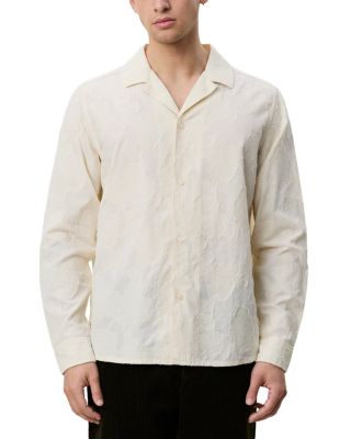 Loose Fit Flower Jacquard Shirt