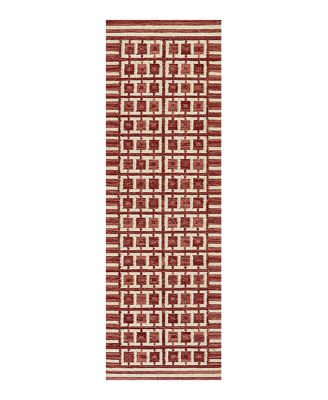 Momeni Scandi SCANDSCN-2RED Runner, 2'6" x 8'