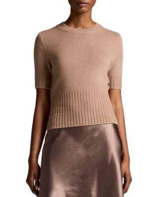 Wool Cashmere Ribbed Sweater