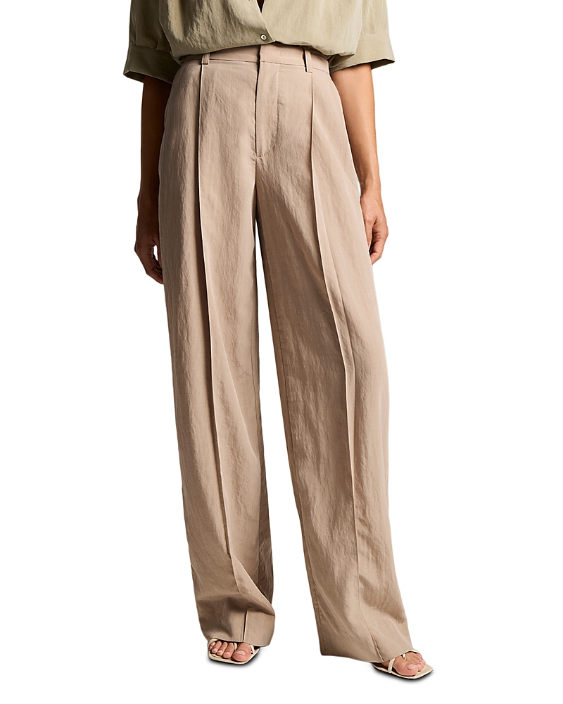 Vince High Waist Pleated Trousers