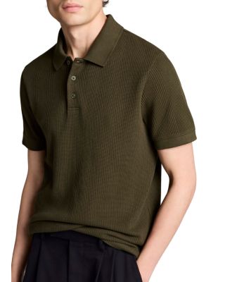 Variegated Texture Polo Shirt