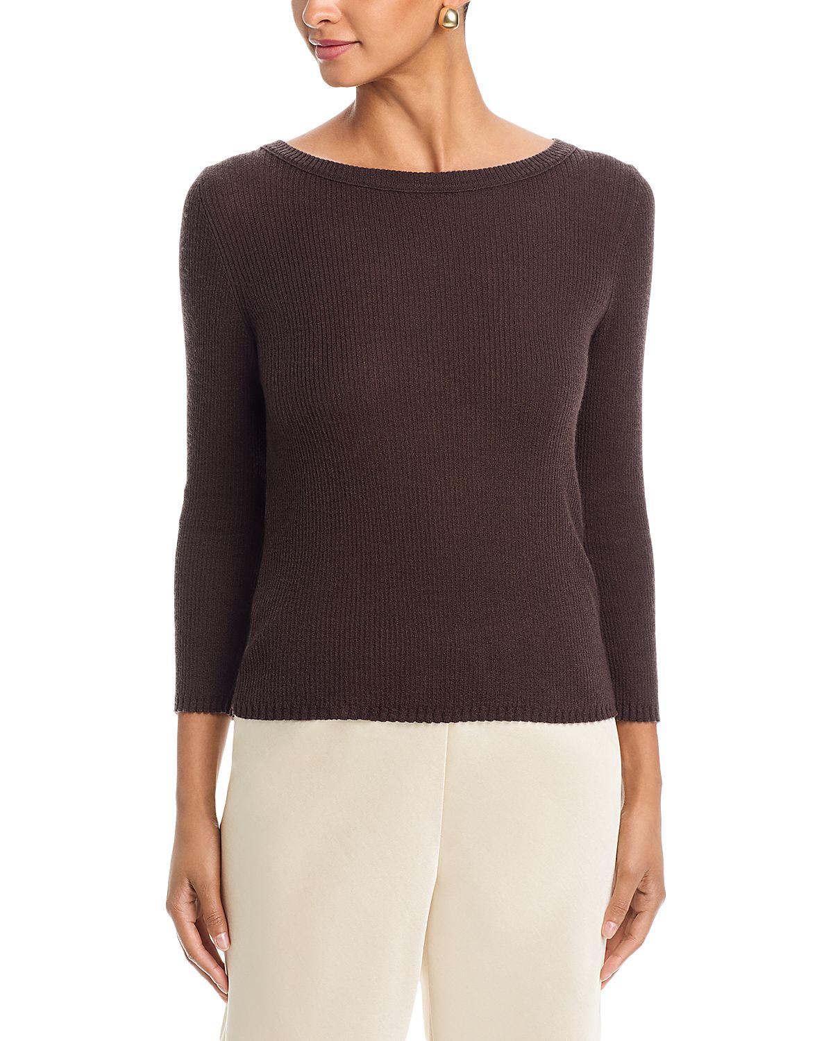 Vince Cashmere & Silk Ribbed Top