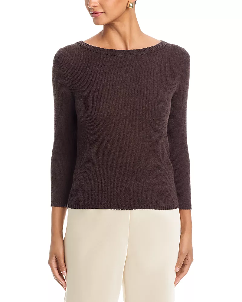 Vince Cashmere & Silk Ribbed Top