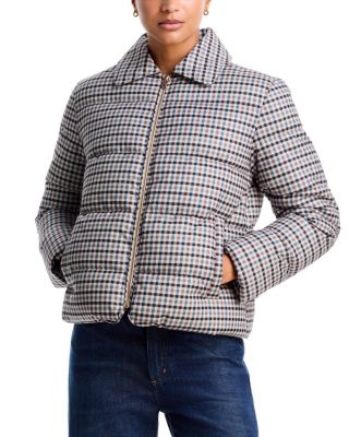 Plaid Puffer Jacket - Exclusive