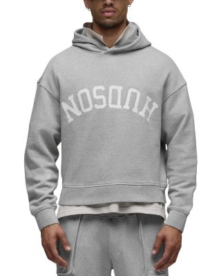 Upside Down Logo Cotton Blend Hoodie