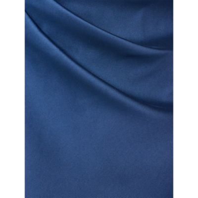 Stretch Mikado Gathered Waist Gown - thumbnail 6