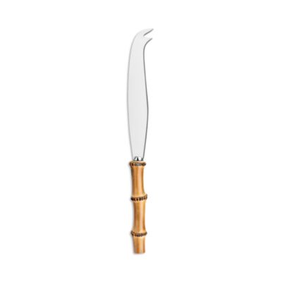 Bamboo Handle Cheese Knife