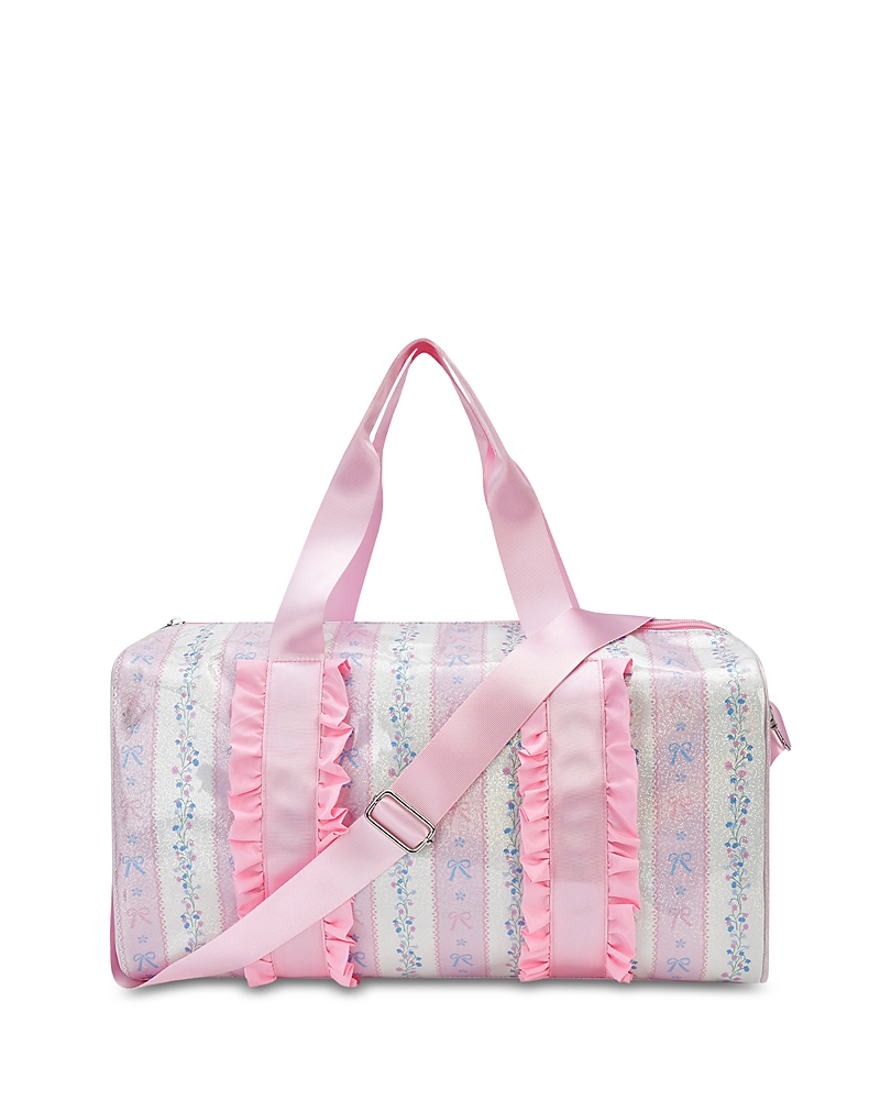 Iscream Girls' Floral Stripes Duffel Bag - Little Kid, Big Kid