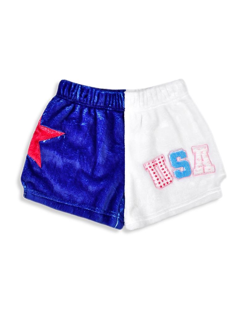 Iscream Girls' Color Blocked Plush Shorts - Little Kid, Big Kid