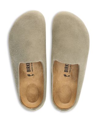 Birkenstock Women's Amsterdam Wrapped Suede Clogs | Bloomingdale's