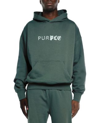 Old English Logo Graphic Cotton Hoodie