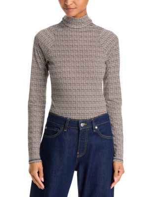 Shaw Paneled Long Sleeve Turtleneck Top
