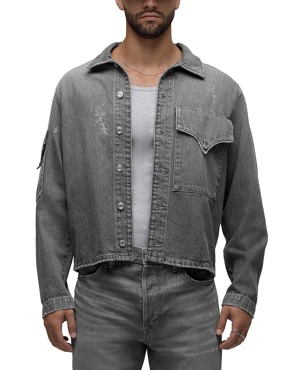 Hudson Armstrong Flap Pocket Cotton Shirt