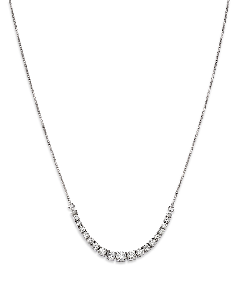 Bloomingdale's Fine Collection Diamond Necklace in 14K White Gold, 1.10TW