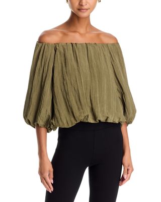 Anni Off-the-Shoulder Blouson Top