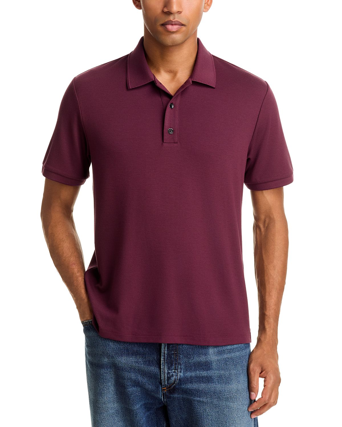 rag & bone Tech Pique Slim Polo Shirt