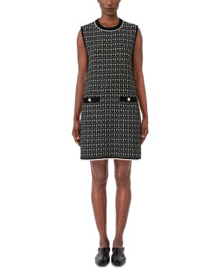 Smmdiva Wool & Cashmere Jacquard Dress