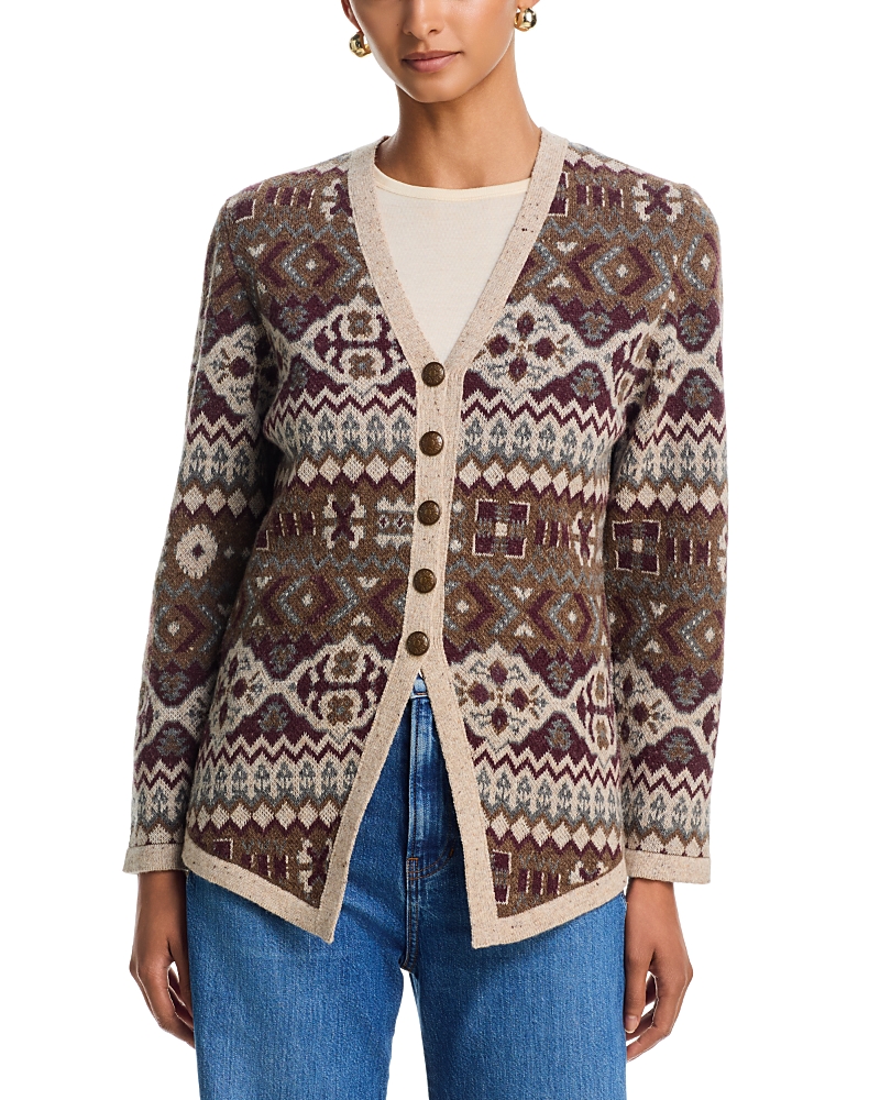 Veronica Beard Chamberly Wool Blend Cardigan