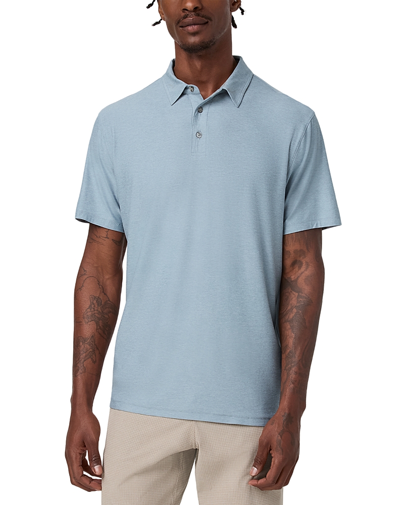 Vuori Strato Tech Polo Shirt in Navy Heather