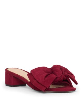 Women's Faith Suede Bow Slides