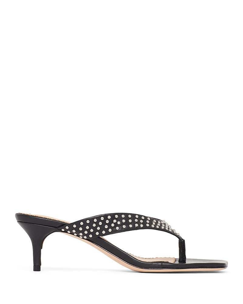 Cinq a Sept Women's Frankie Studded Leather Thong Sandals