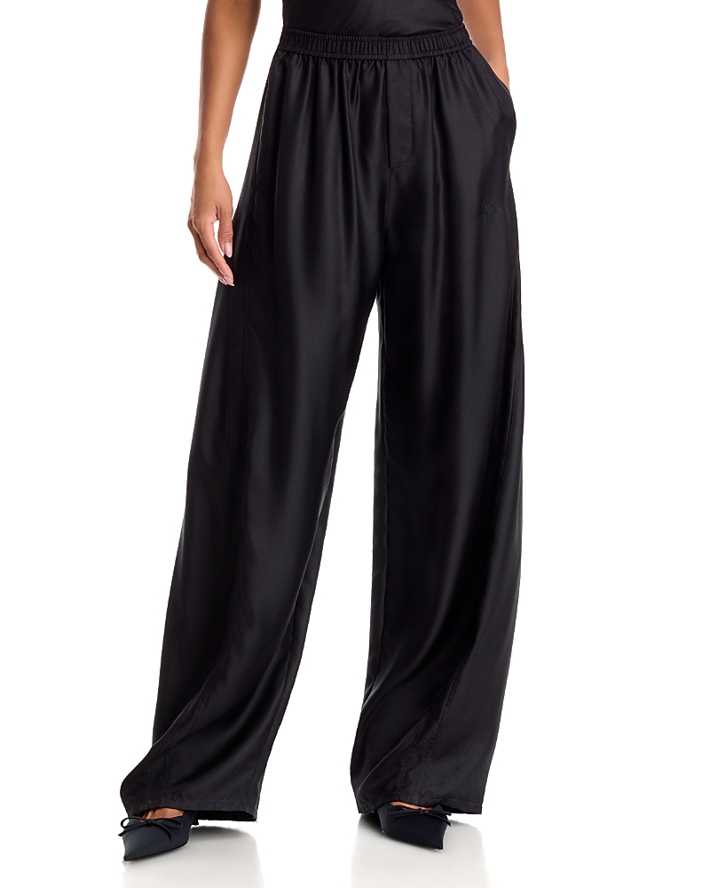 alexanderwang Mid Rise Silk Track Pants