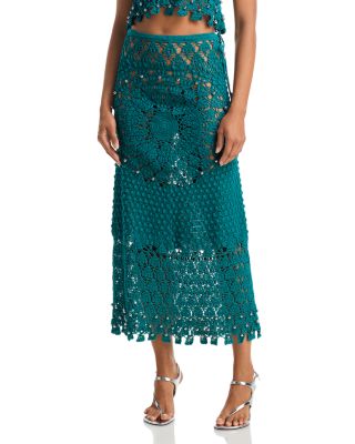 Beaded Crochet Skirt