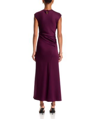 elegant glamorous cocktail dress Chic and Holland AZ38 bf21:M-Boot-Black CDCC2430 Size:3-4 Year Long Sleeve Spree Dress - Burgundy