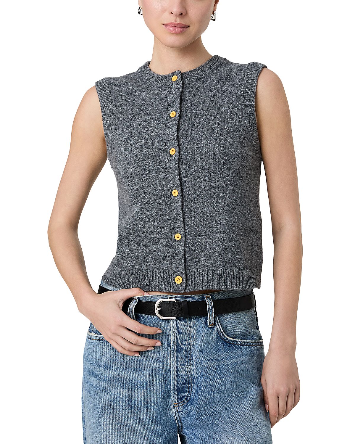 French Connection Aleyna Crewneck Sweater Vest