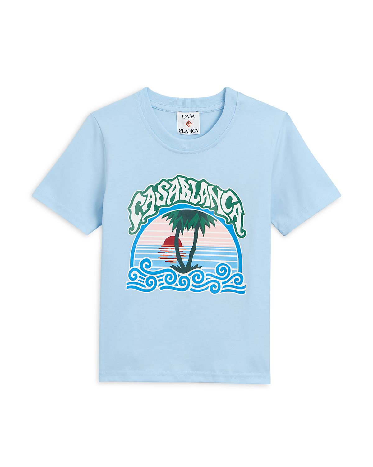 Casablanca Unisex Short Sleeve Cotton Tee - Little Kid, Big Kid