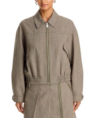 Tweed Blouson Bomber Jacket