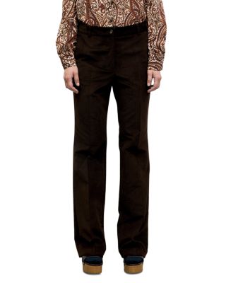 Maby Cotton Blend Straight Pants