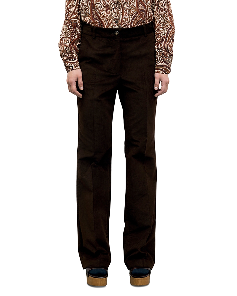 Gerard Darel Maby Cotton Blend Straight Pants