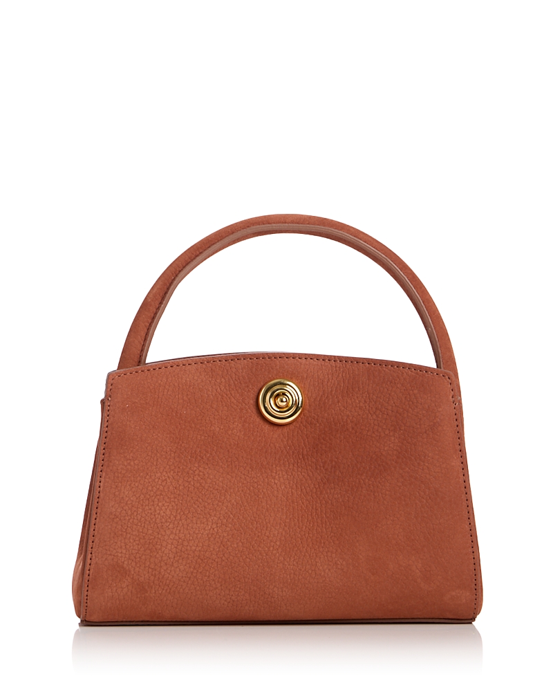 Liffner Pushlock Lady Mini Suede Top Handle Bag